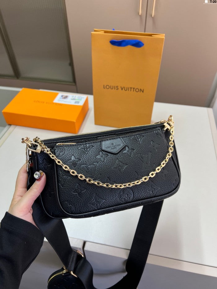 Black LV crossbody