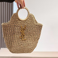 YSL Straw Tote