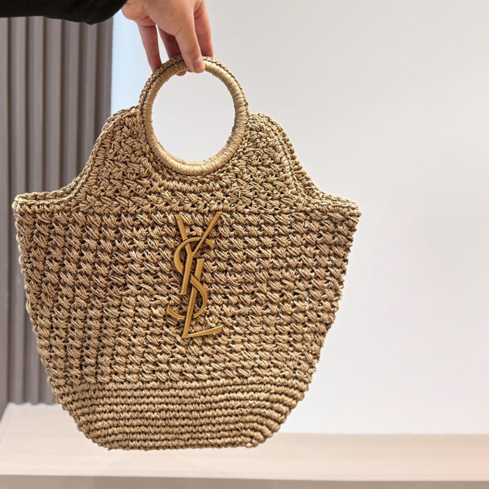 YSL Straw Tote