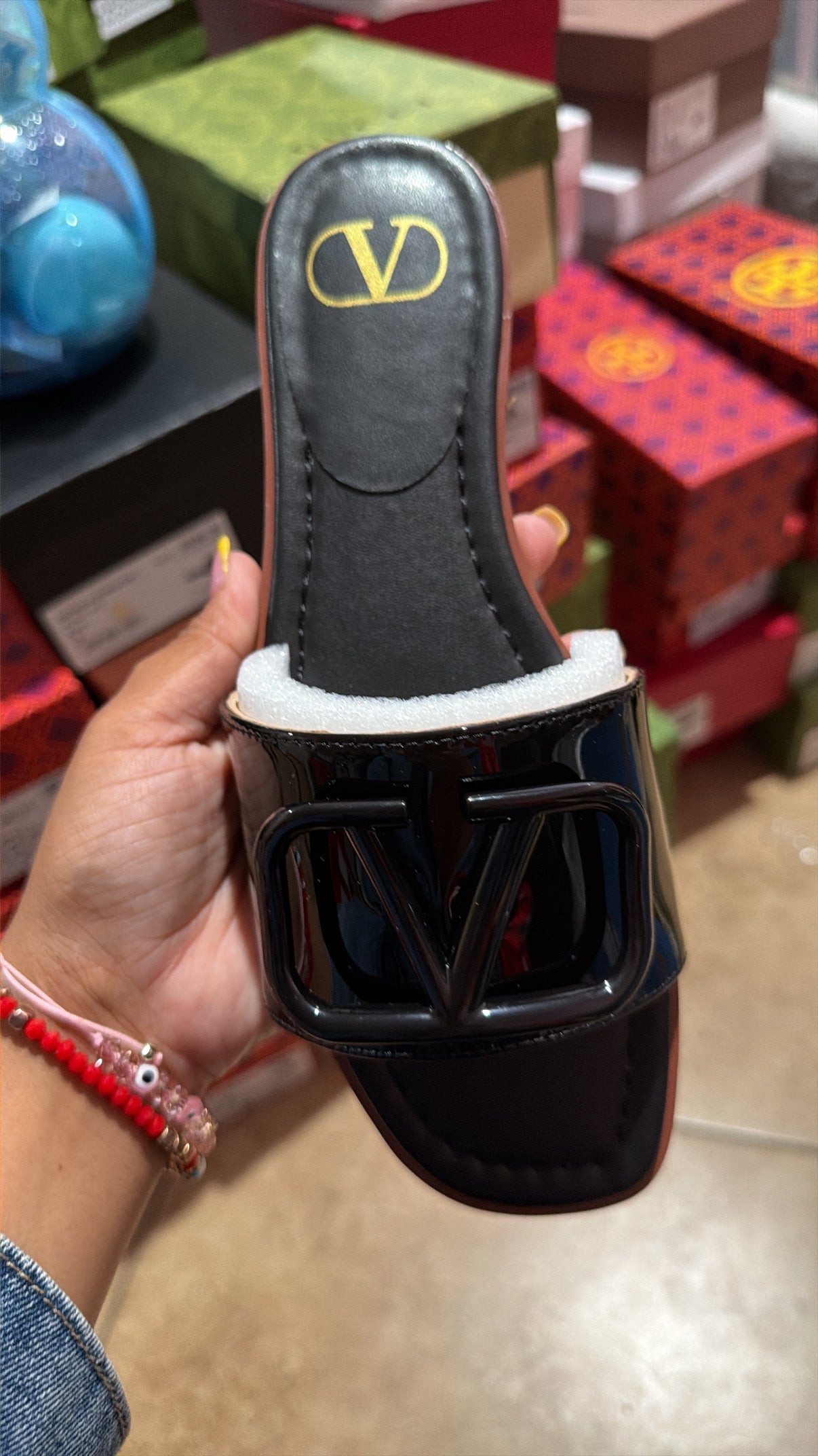 Black Valentino sandals