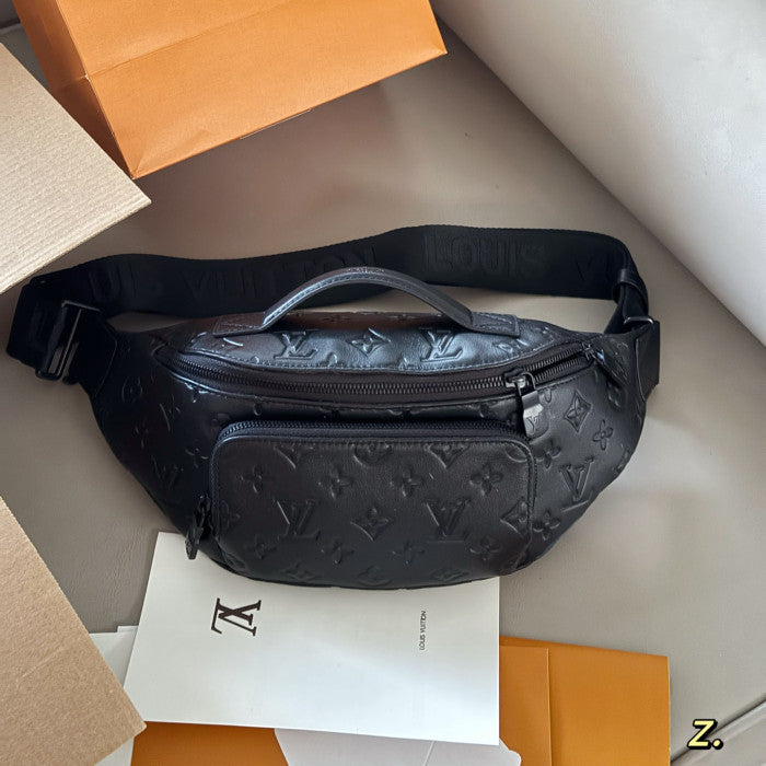Black LV Bumbag