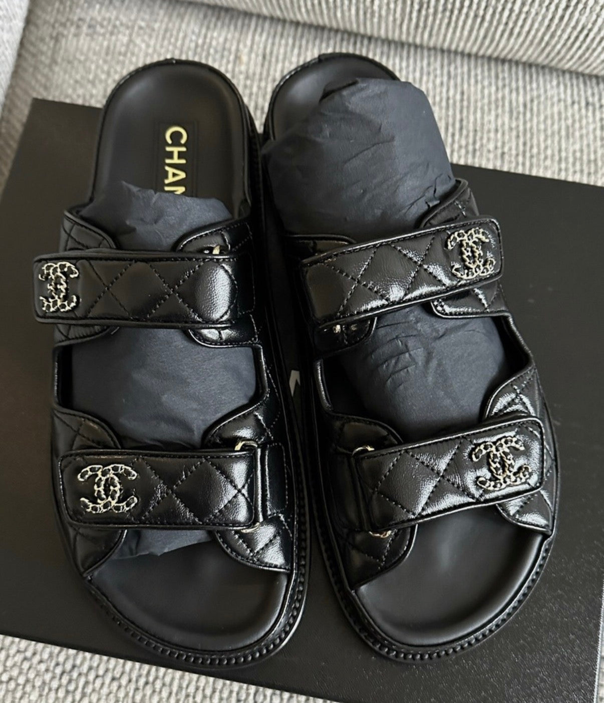 Channel sandals