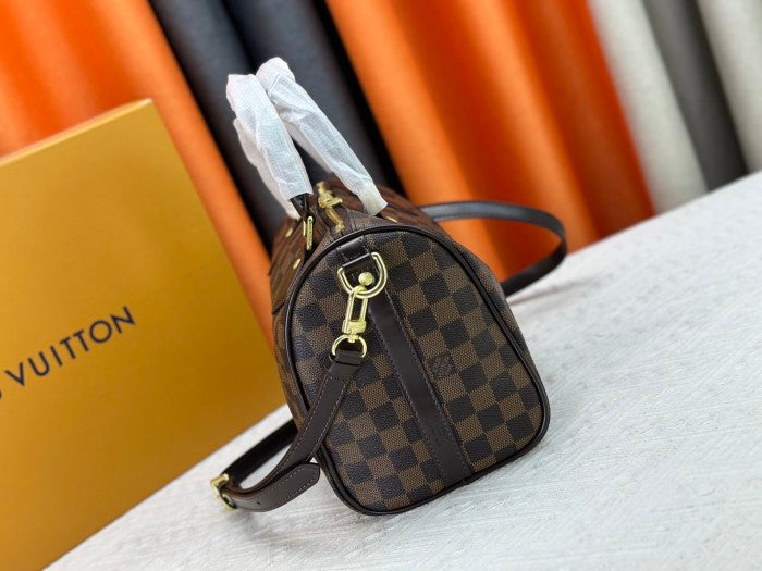 LV Speedy Brown checkered 25