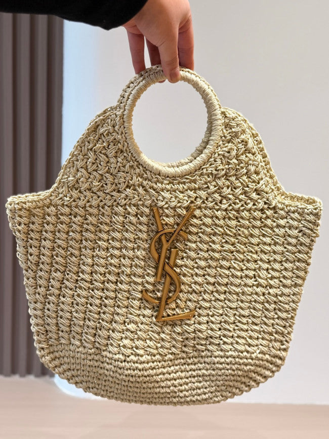 YSL Straw Tote