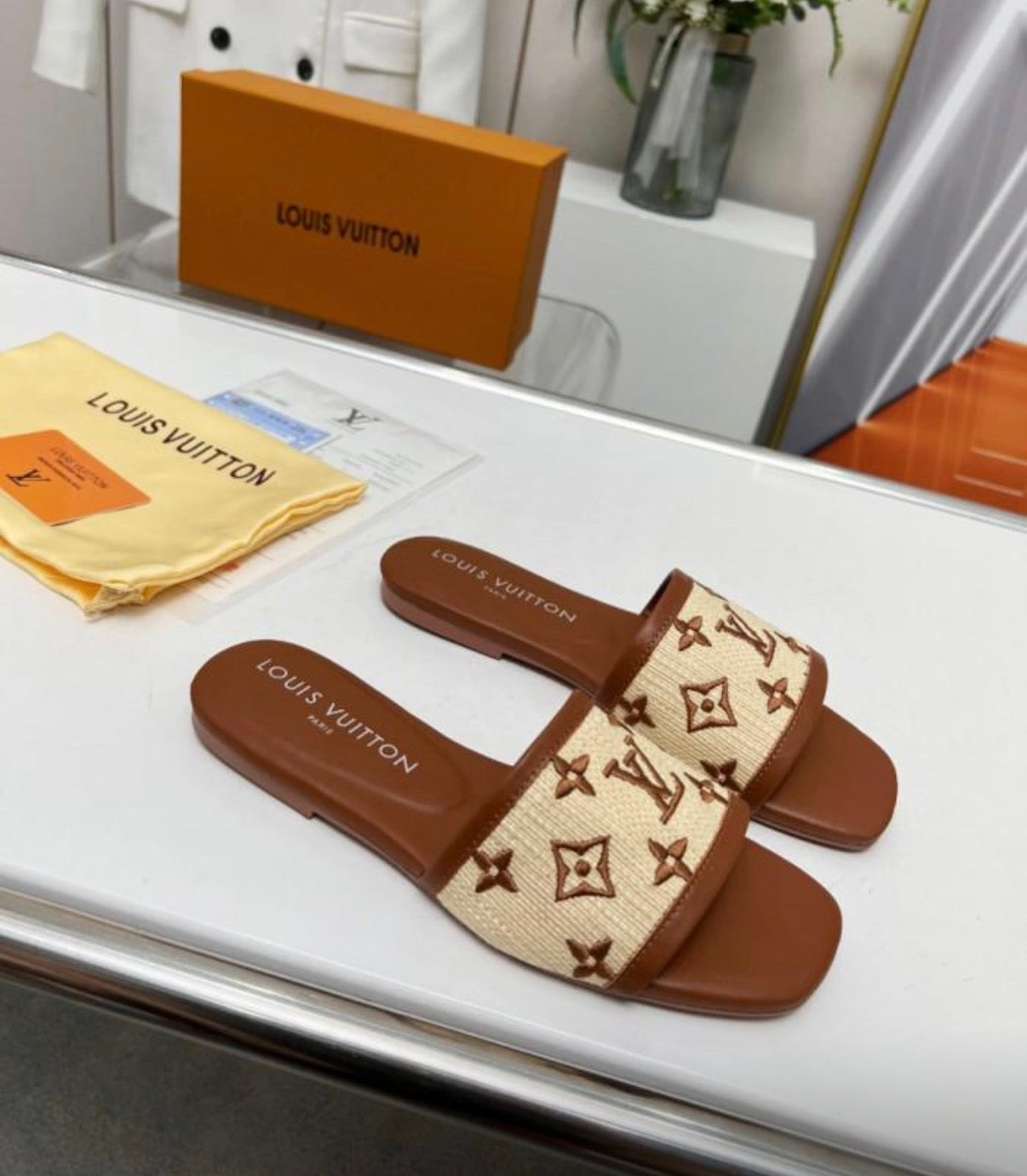 Brown sandals