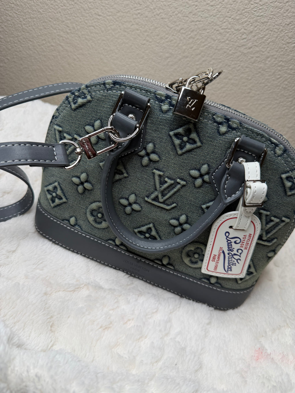 Denim LV bag