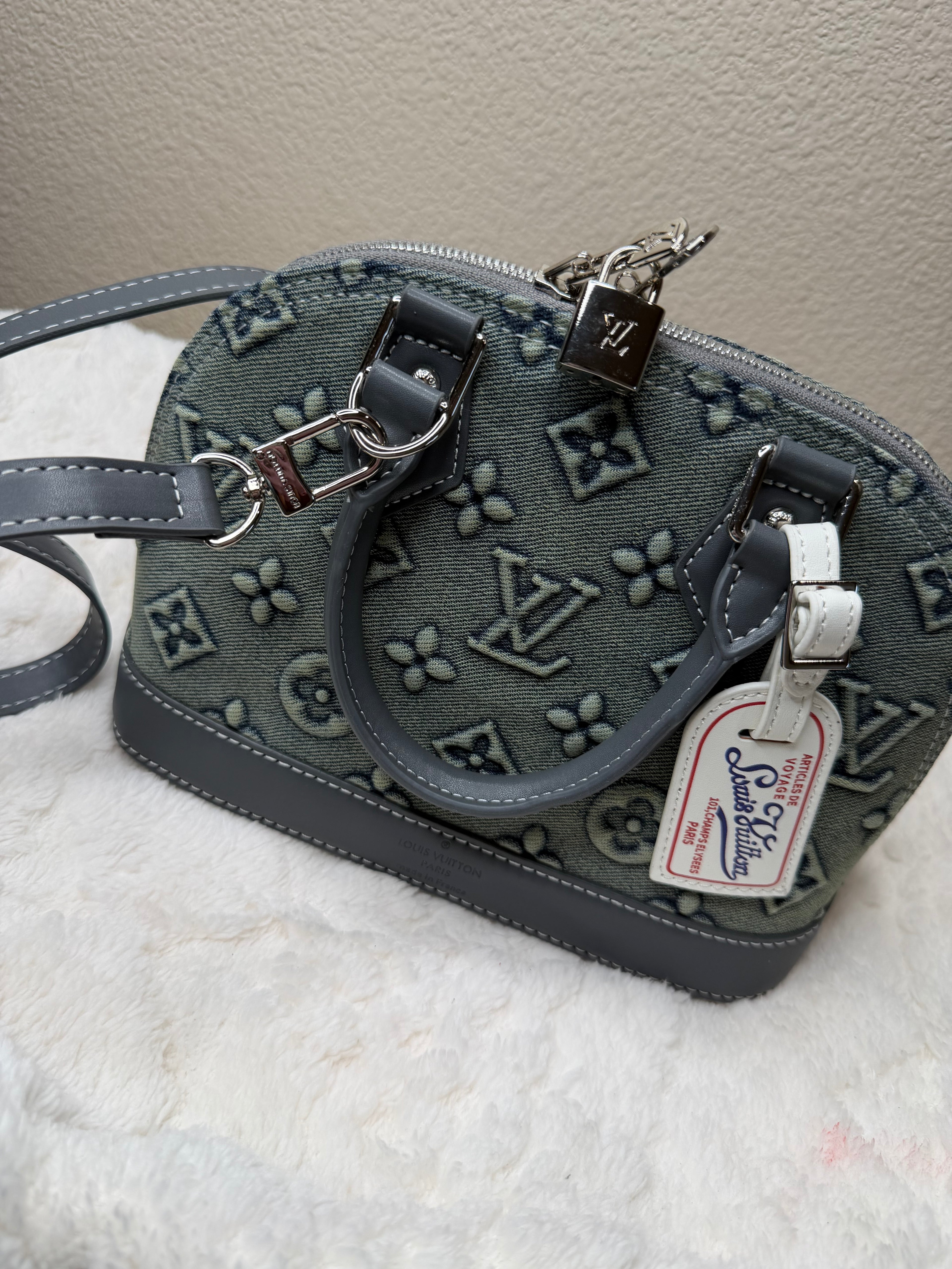 Denim LV bag