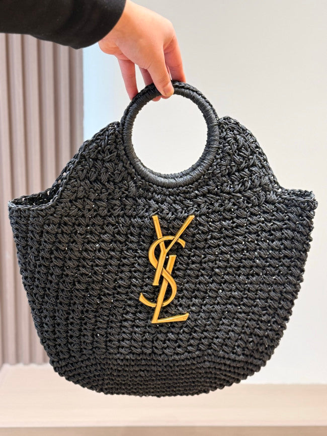 YSL Straw Tote