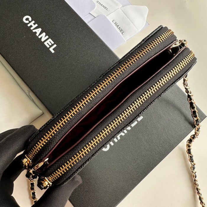 Channel black/gold