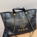 Chanel Straw Beach Bag