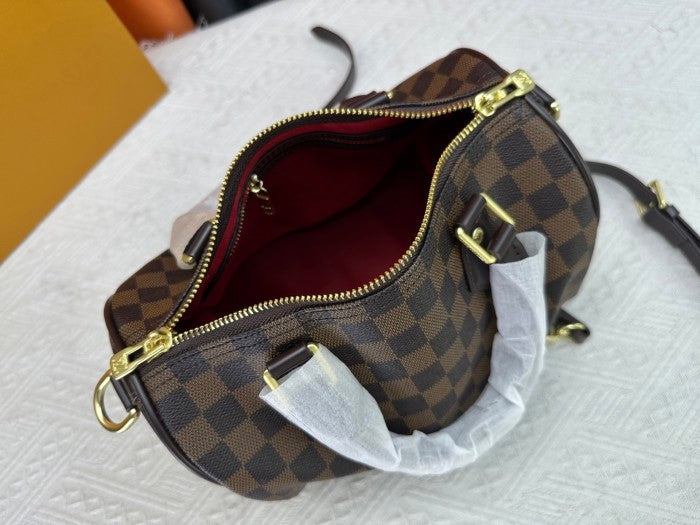 LV Speedy Brown checkered 25