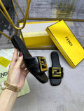 Fendi black sandals