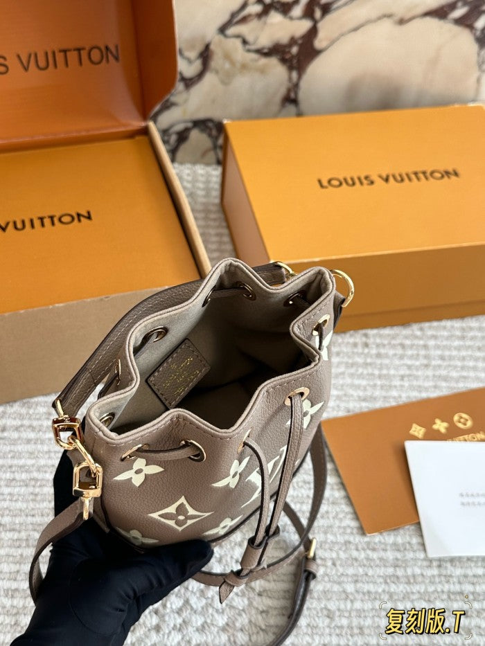 Nano LV bucket bag