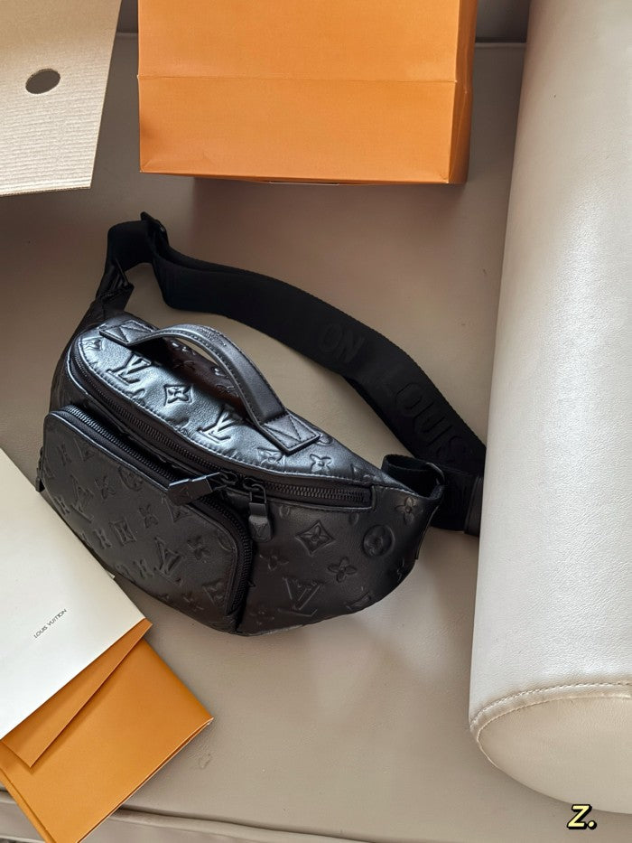 Black LV Bumbag