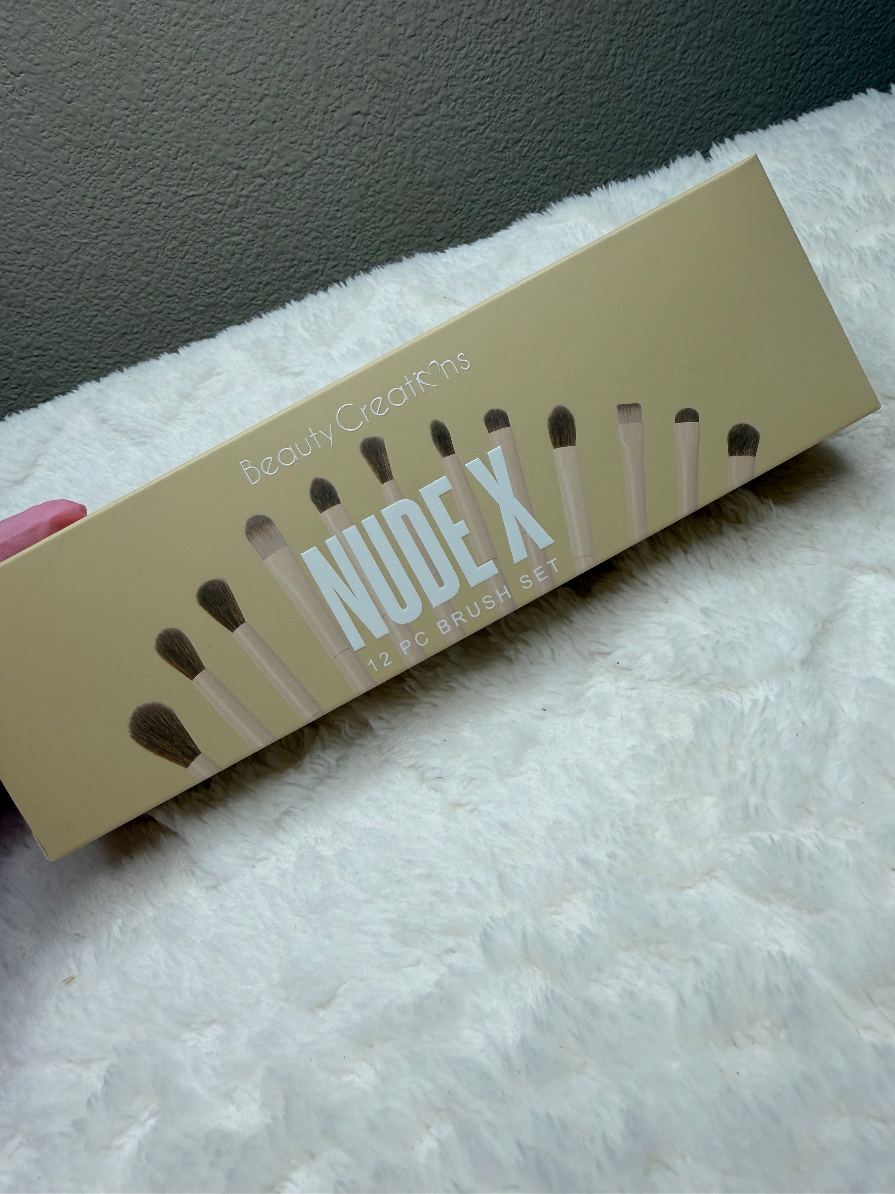 BEAUTY CREATIONS - NUDE X 12 BRUSH SET (1 SET)