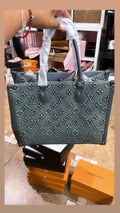 denim tote bag