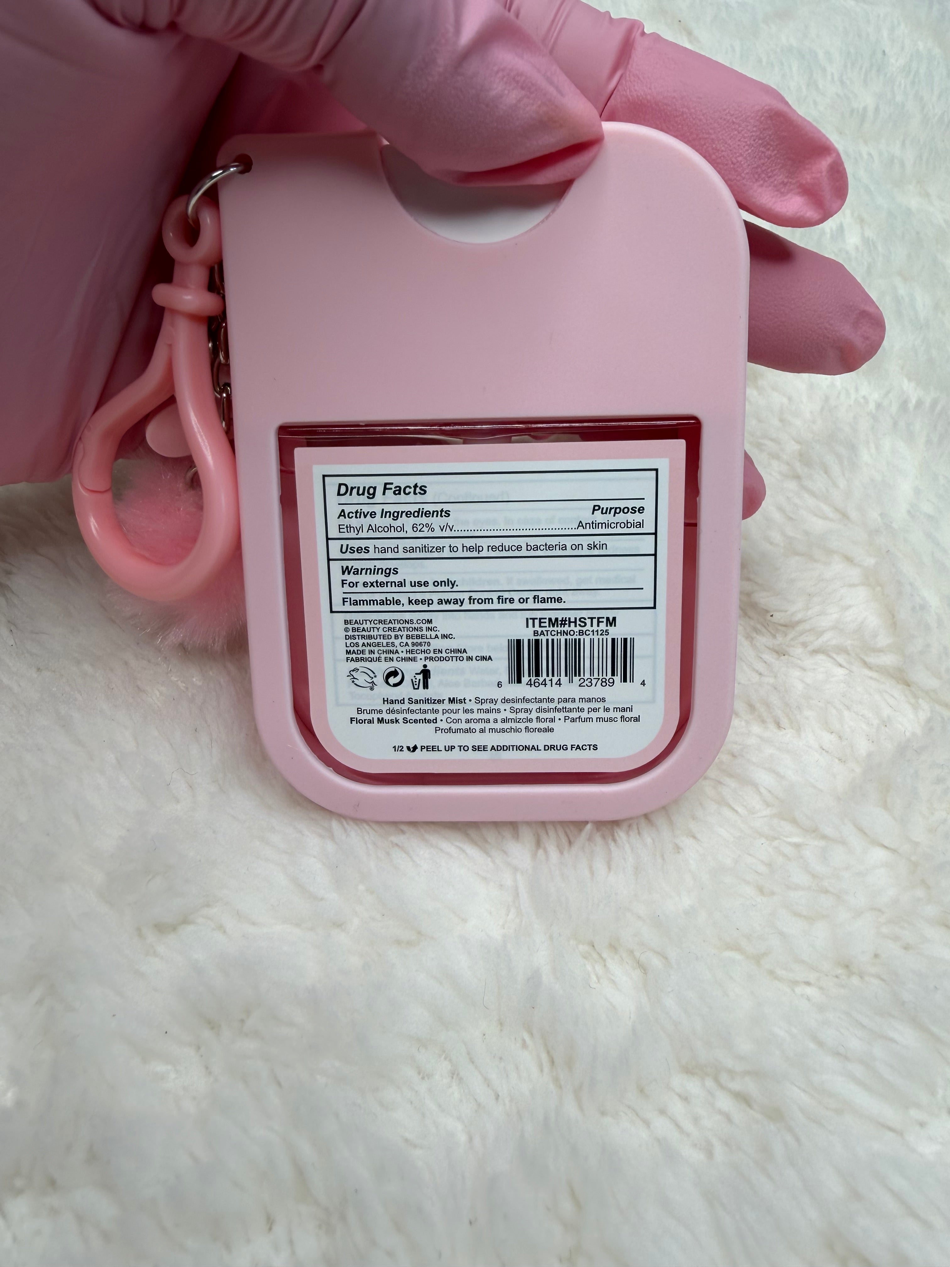 BEAUTY CREATIONS - PORTABLE ATOMIZER hand sanitizer