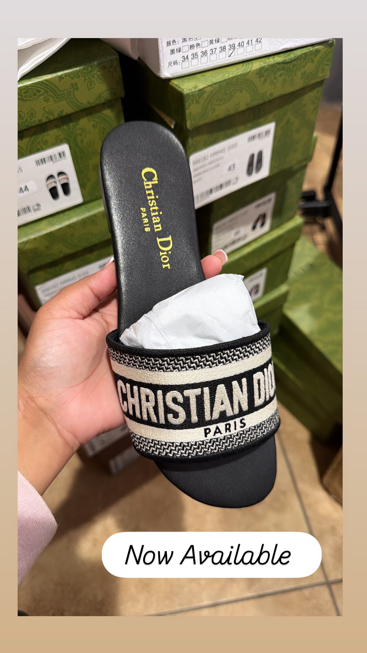 Dior sandals