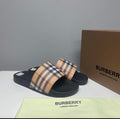 Brown Burberry slides