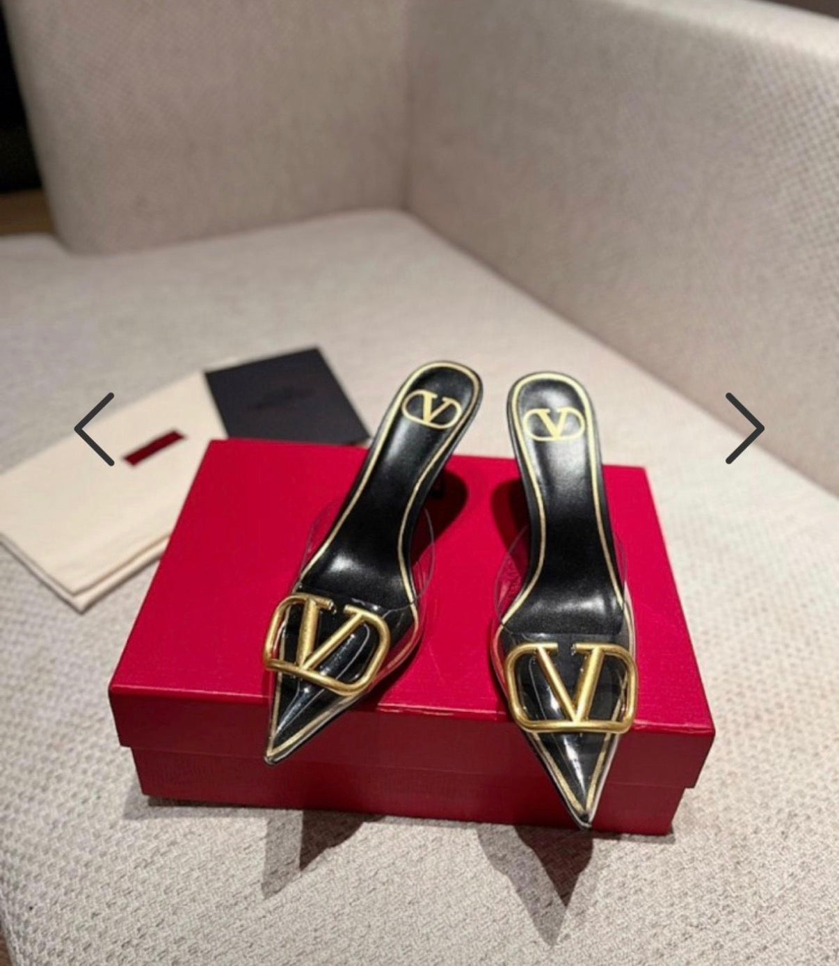 V heels