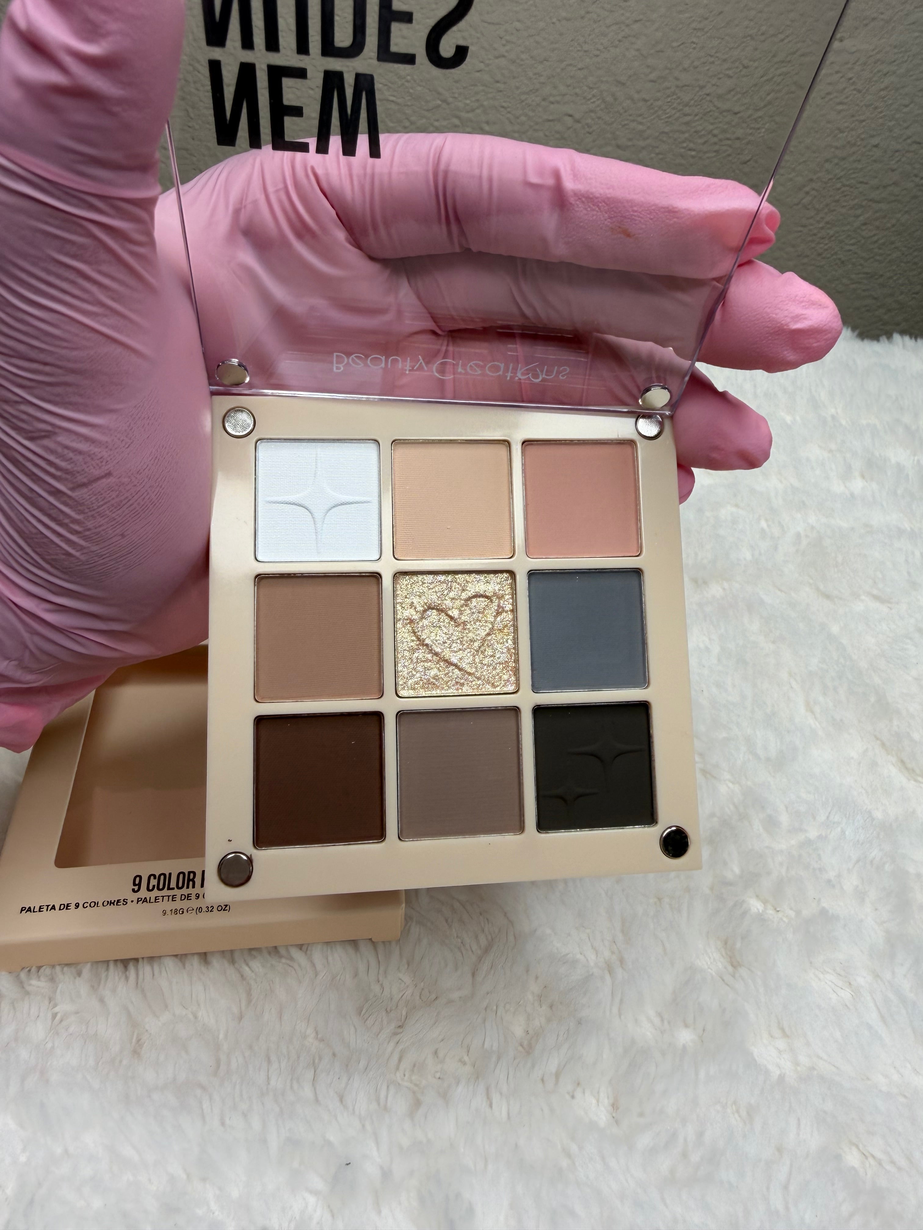 BEAUTY CREATIONS - 9 COLOR MAGNETIC PALETTES - (1PC)