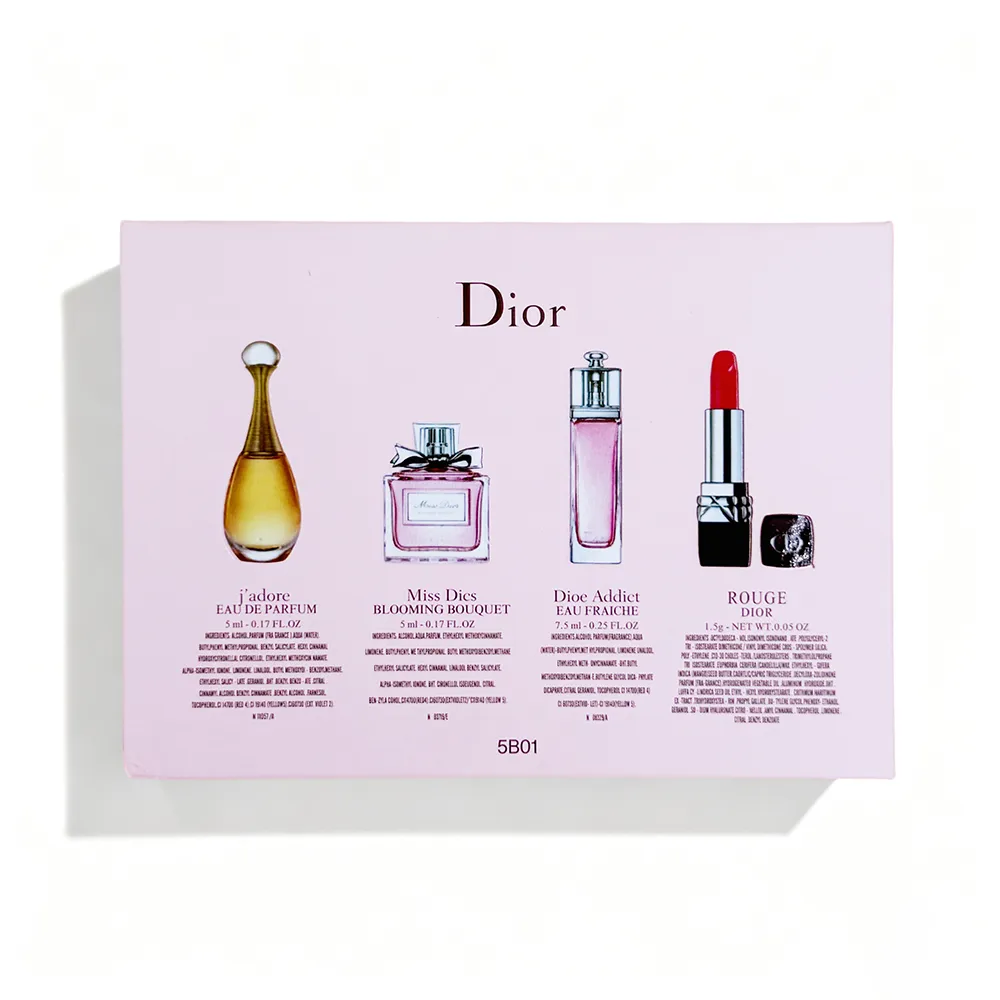 Dior pink sample set of four (lipstick)