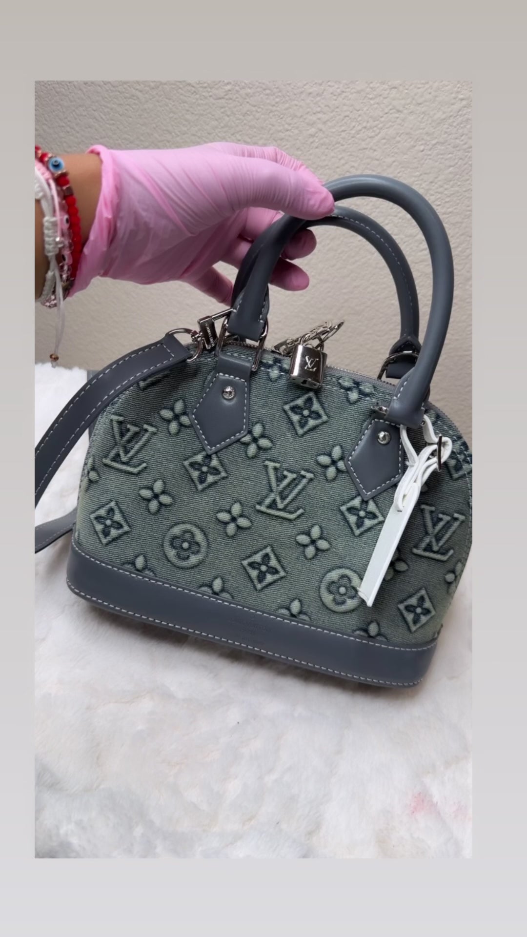 Denim LV bag